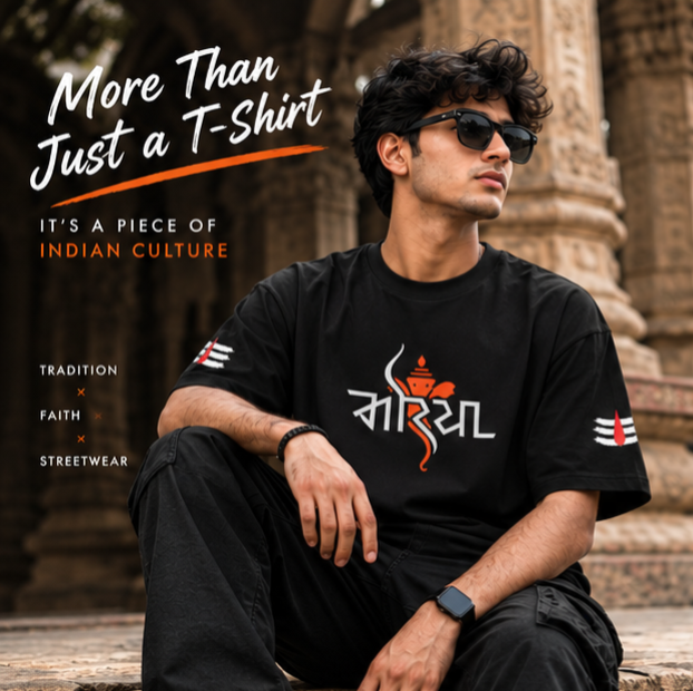 Mahakal × Ganesh Premium Oversized T-Shirt | 100% Cotton | 180 GSM